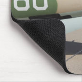 Der von Frankreich gebaute Mystere-Kämpfer Mousepad (Ecke)