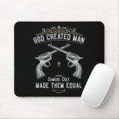 Der von Gott erschaffene Mensch Samuel Colt machte Mousepad (Mit Mouse)