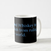 Der von Gott geschaffene Whiskey Kaffeetasse (VorderseiteRechts)