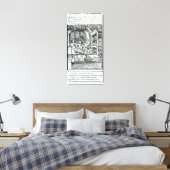 Der von Hartman Schopper veröffentlichte Typograf Leinwanddruck (Insitu (Schlafzimmer))