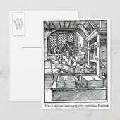 Der von Hartman Schopper veröffentlichte Typograf Postkarte (Vorne/Hinten)