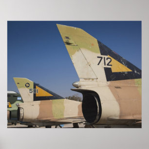 Der von Israel gebaute Kfir-Kämpfer Poster