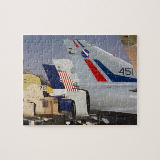 Der von Israel gebaute Kfir-Kämpfer Puzzle (Horizontal)
