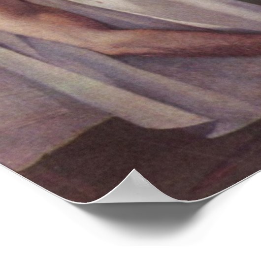 Der von Jacques-Louis David ermordete Marat Poster (Ecke)