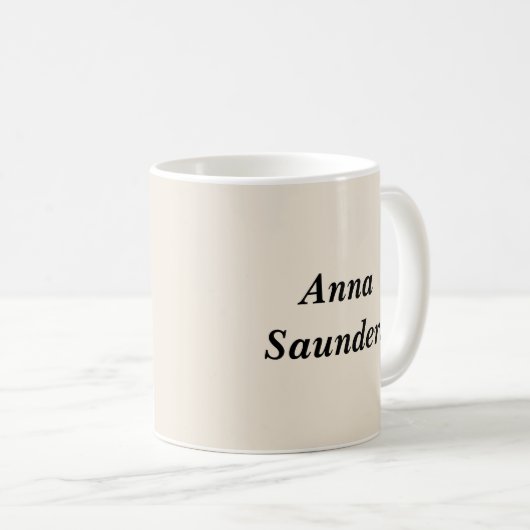 Der von Kaffee angetriebene Musiker Kaffeetasse (VorderseiteRechts)