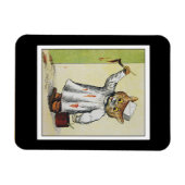 Der von Louis Wain illustrierte Maler Magnet (Horizontal)