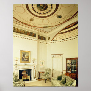Der von Robert Adam entworfene etruskische Raum Poster