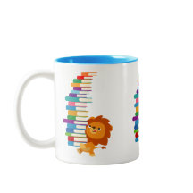 Der Voracious Reader (Niedlicher Cartoon Lion)