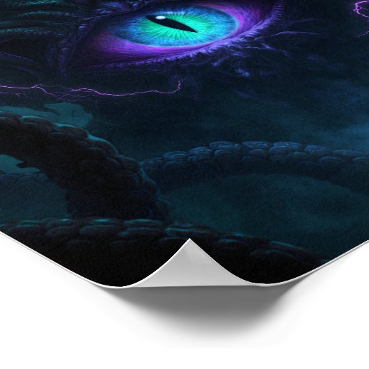 Der Vorbote darunter Poster (Ecke)