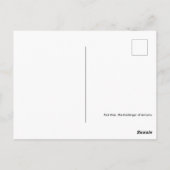 Der Vorbote des Herbstes, der Kubismus Berühmtes G Postkarte (Rückseite)