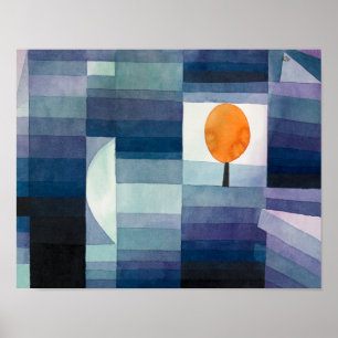 Der Vorbote des Herbstes Paul Klee Poster