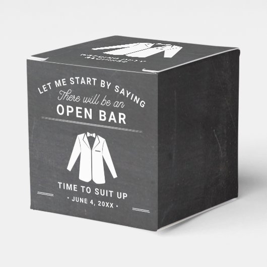 Der Vorschlag einer Hochzeitsfeier wird mein Trauz Geschenkschachtel (Vorderseite)