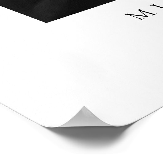 Der Vorschlag Poster (Ecke)