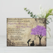 Der Vorschlag Vintage Hochzeit Einladung. Einladung (Stehend Vorderseite)