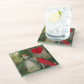 Der Vorschlag von Sir James Dromgole Linton Glasuntersetzer (Schrägansicht)