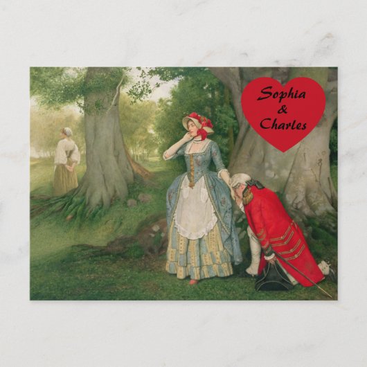 Der Vorschlag von Sir James Dromgole Linton Postkarte (Vorderseite)