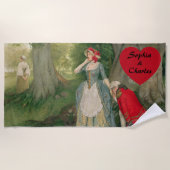 Der Vorschlag von Sir James Dromgole Linton Strandtuch (Vorderseite)