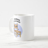 Der Vorsitz ist ein Kümmernd Spaß beim Teilen Kaffeetasse (Vorderseite Links)