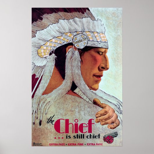 DER VORSITZ ..... ist noch CHIEF c. 1929 Poster (Vorne)