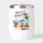 Der Vorsitzende des Strandes für das Ruhestand (Rückseite)