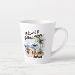 Der Vorsitzende des Strandes für das Ruhestand Milchtasse