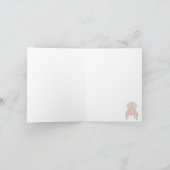 Der Vorsitzende von Brocante Royale Pink de la Que Karte (Innenseite)