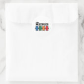 Der VorstandsGamer Runder Aufkleber (Tasche)