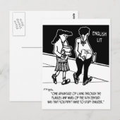 Der Vorteil der Seuche Postkarte (Vorne/Hinten)