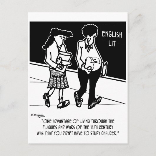 Der Vorteil der Seuche Postkarte (Vorderseite)