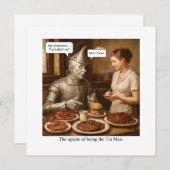 Der Vorteil, der Zinn-Mensch zu sein Einladung (Vorne/Hinten)