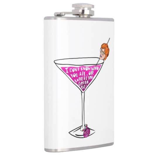 Der Vortrag der Stadt: Pammy Flask Flachmann (Rechts)