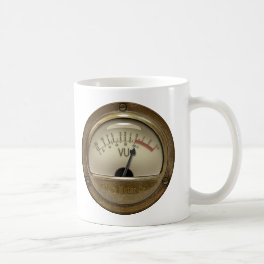 Der VU-Meter Steampunk Tasse des soliden (Rechts)