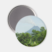 Der Vulkan Arenal, Costa Rica. Magnet (Vorderseite/Rückseite)