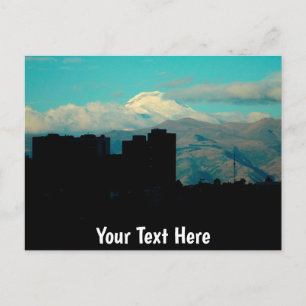 Der Vulkan Cayambe, Quito, Ecuador Postkarte