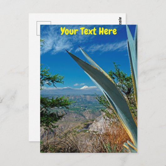 Der Vulkan Cotopaxi, Ecuador Postkarte (Vorne/Hinten)