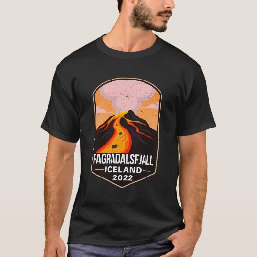 Der Vulkan Fagradalsfjall hat Island 20 T-Shirt (Vorderseite)