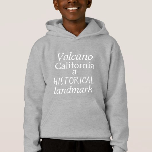 Der Vulkan Kalifornien ist eine historische Sehens Hoodie (Vorderseite)