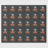 Der Vulkan Lover Geologe Magma Lava Geschenkpapier (Flach)