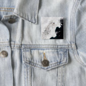 Der Vulkan Shiveluch in Kamtschatka Krai, Russland Button (Beispiel)