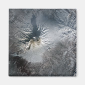 Der Vulkan Shiveluch in Russland Magnet (Vorne)