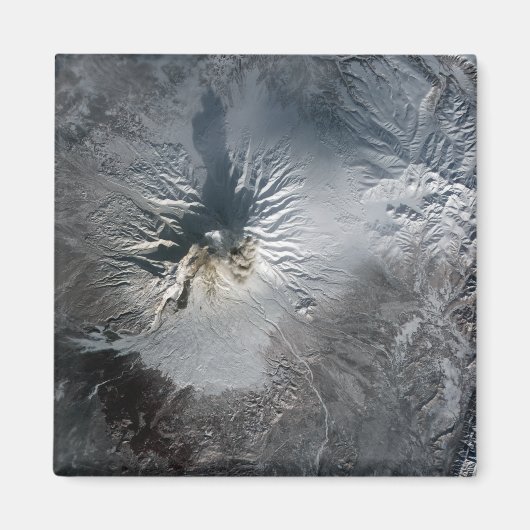 Der Vulkan Shiveluch in Russland Magnet (Vorne)