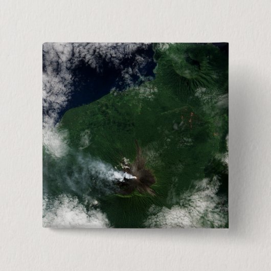 Der Vulkan Ulawun New Britain Summit Button (Vorderseite)