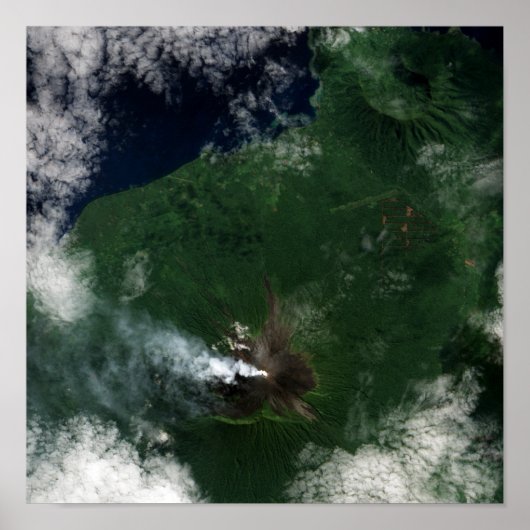 Der Vulkan Ulawun New Britain Summit Poster (Vorne)