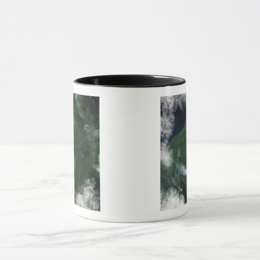 Der Vulkan Ulawun New Britain Summit Tasse (Zentrum)