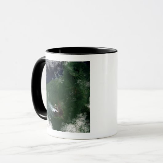 Der Vulkan Ulawun New Britain Summit Tasse (Vorderseite Links)