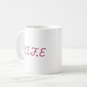 Der W.I.F.E-Becher Kaffeetasse (Vorderseite Links)