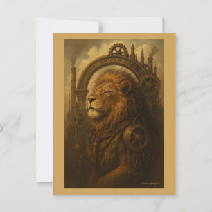 Der Wachmann der Arche - Postkarte Steampunk
