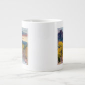 Der Wachmann im Herbst Jumbo-Tasse (Vorderseite)