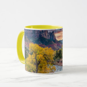 Der Wachmann im Herbst Tasse