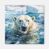 Der wachsame Eiswächter Magnet (Vorne)